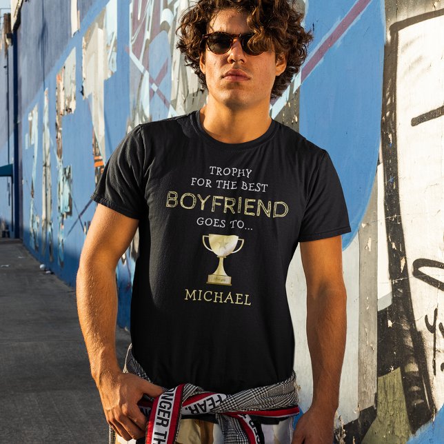 Best Boyfriend Trophy T-Shirt (Creator Uploaded)