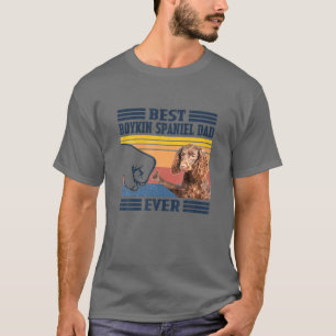 Best Boykin Spaniel Dad Ever Vintage Father Day T-Shirt