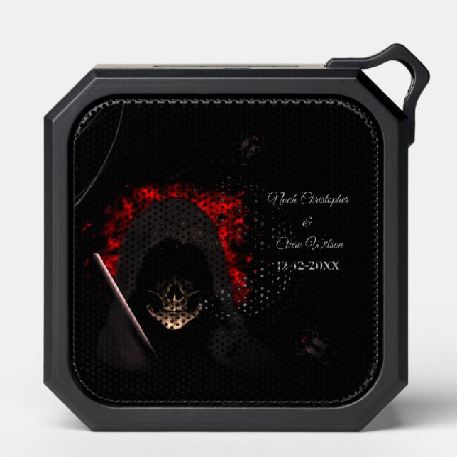 Best Bridesmaid groomsmen gift skull halloween Bluetooth Speaker (Front)