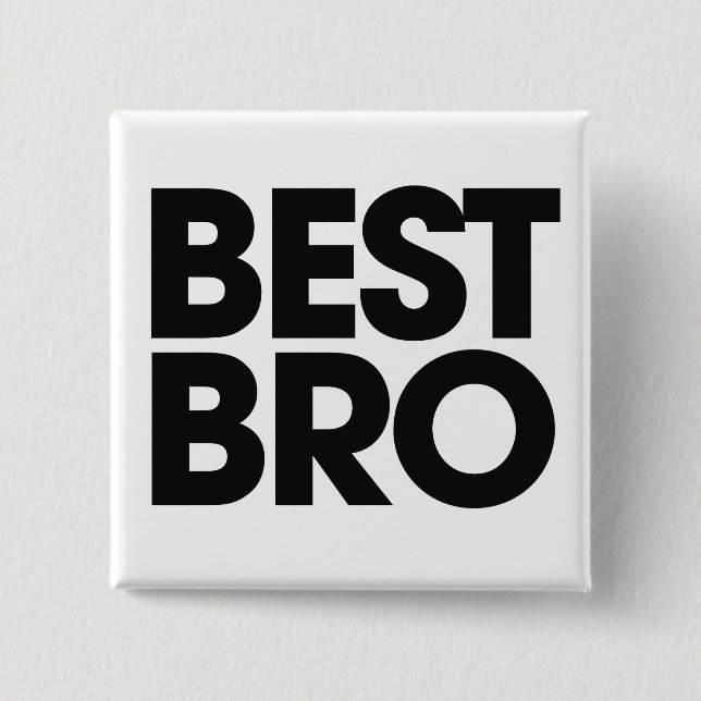 Best Bro Button (Front)