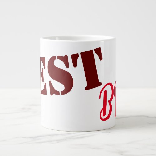 Best Bro Trophy Cup Giant Coffee Mug