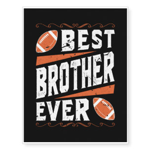 Best Brother Boys Baseball Temporary Tattoos