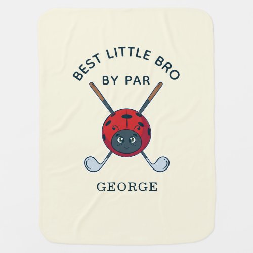 Best Brother  By Par Baby Shower  Golfing Bug