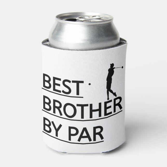 Best brother by par can cooler (Can Front)