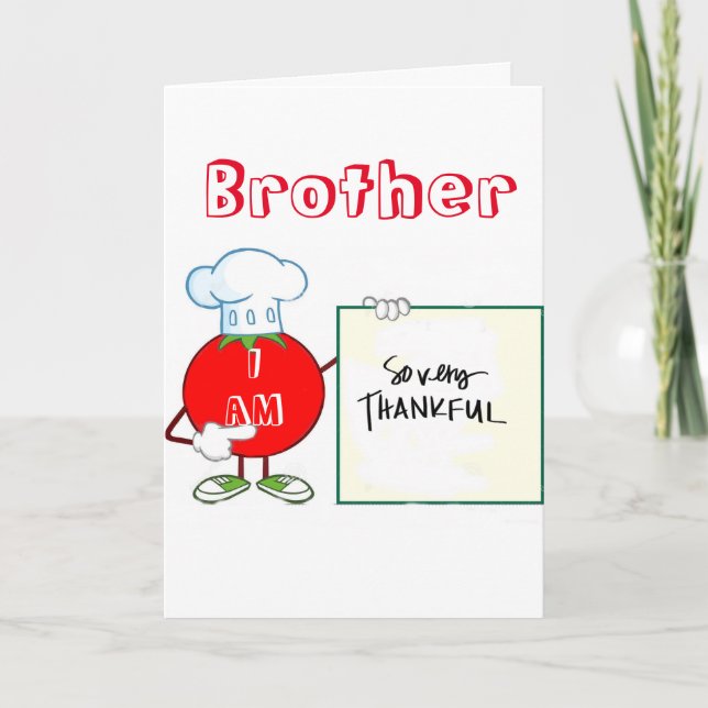 **BEST BROTHER EVER** HAPPY BIRTHDAY CARD (Front)