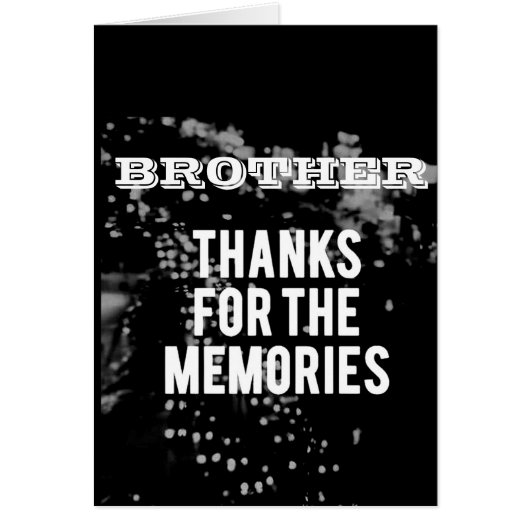 **BEST BROTHER EVER** HAPPY BIRTHDAY CARDS (Front)