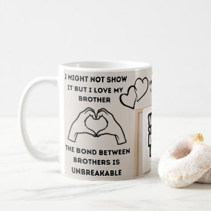 Best Brother Ever Mug with Heartfelt Love Message 
