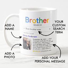 Best Brother Ever Search Results Photo &amp; Message Coffee Mug