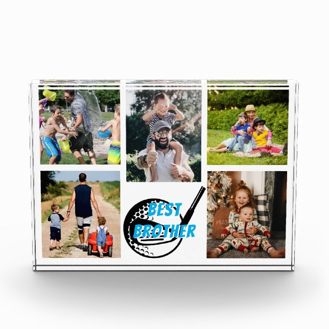 Best Brother Golf Photo Block (Front)