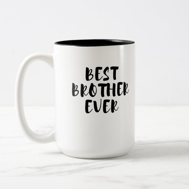 Best brother Two-Tone coffee mug (Left)