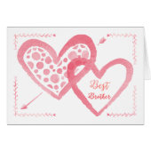 Best Brother Valentine Card (Front Horizontal)