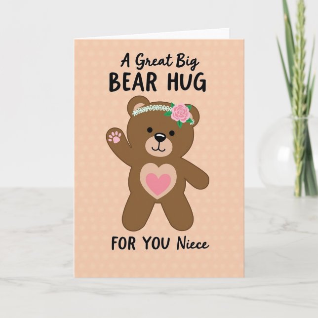 Best Brown Bear Mom Card (Front)