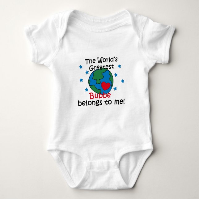 Best Bubbe Belongs to me Baby Bodysuit (Front)