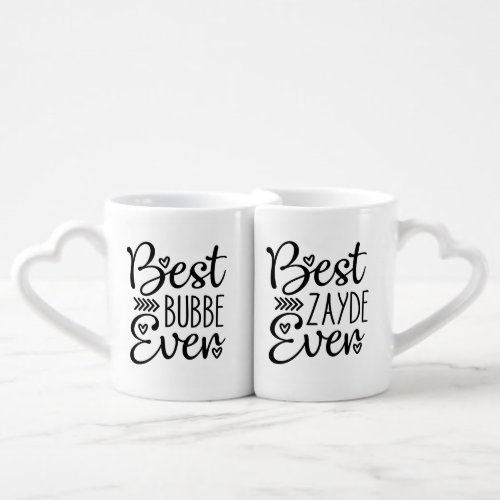 Best Bubbe Zayde Ever Coffee Mug Set