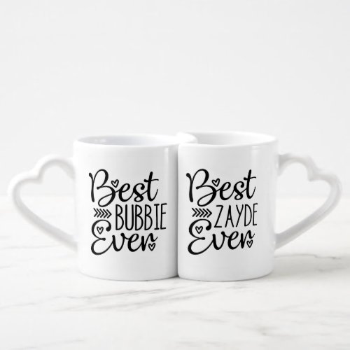 Best Bubbie Zayde Ever Coffee Mug Set