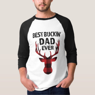 Best Buckin Dad Ever Plaid Holiday Hunting shirt