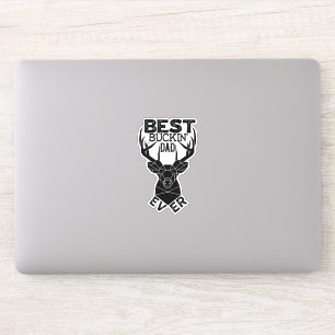 Best Buckin Dad Ever Sticker