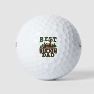 Best Buckin Dad Father's Day Golf Balls