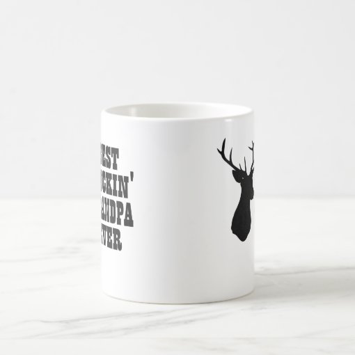 Best Buckin Grandpa Ever Deer Coffee Mug Zazzle