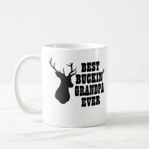 Best Buckin Grandpa Ever Deer Coffee Mug