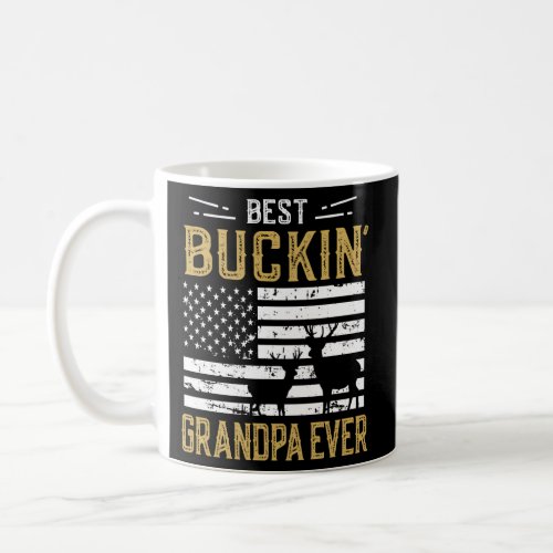 Best Buckin Grandpa Ever Deer Hunter Hunting Coffee Mug