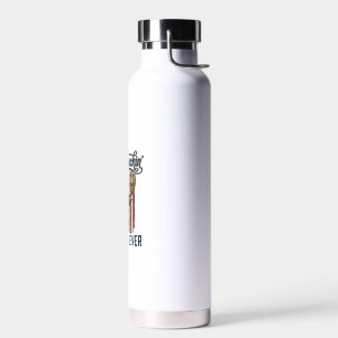 Best Buckin Grandpa Ever Deer Hunting Shirt Design Water Bottle