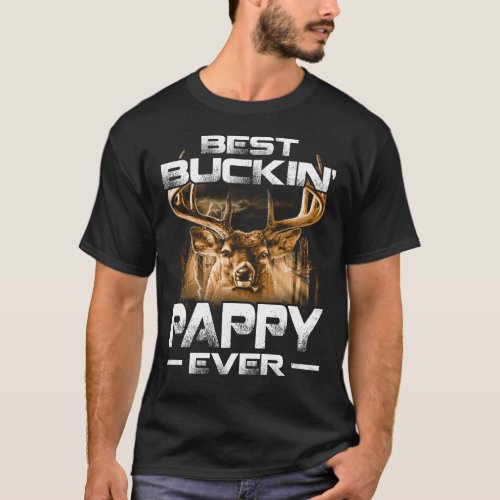 Best Buckin pappy Ever Shirt Deer Hunting Bucking