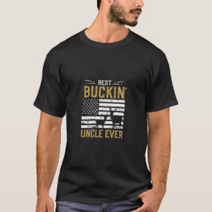 Best Buckin Uncle Ever Funny Gift Deer Hunter Cool T-Shirt