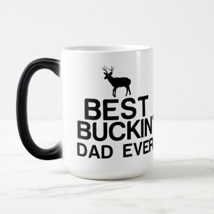 Best bucking dad ever color morph mug