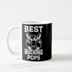 Best Bucking Pops Ever Hunting Pops Grandpa Hunter Coffee Mug