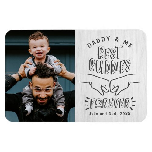 Best Buddies Photo Block Magnet