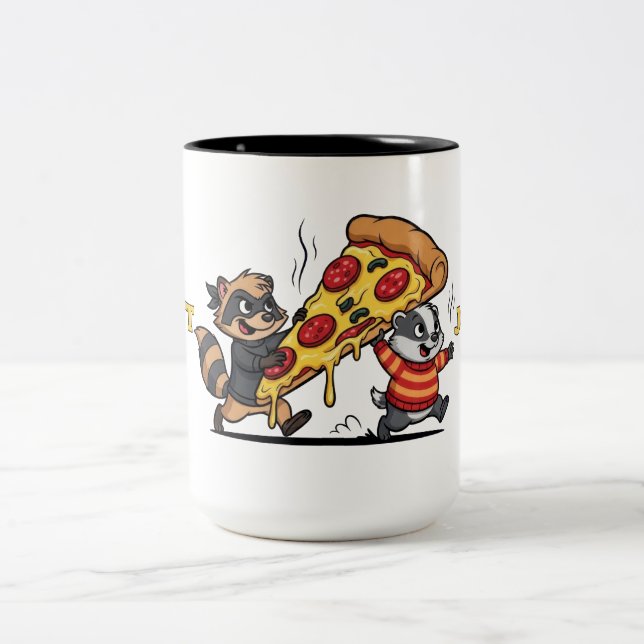 Best Buddies Since 1996 Design Two-Tone Coffee Mug (Center)