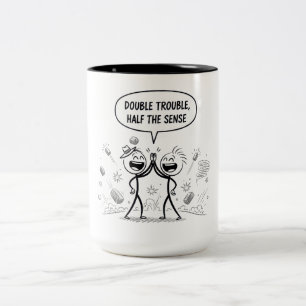 Best Buddies Since 1996 Design Two-Tone Coffee Mug