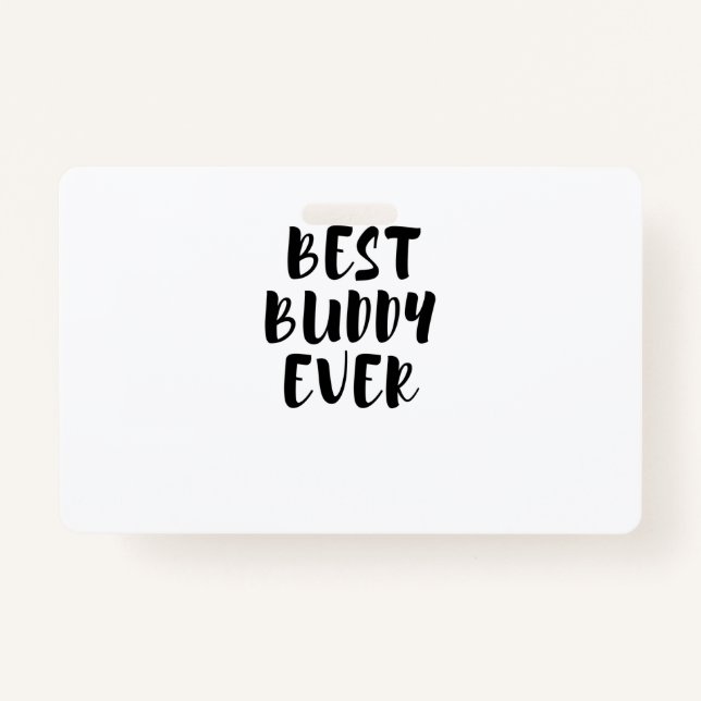 best Buddy Badge (Front)