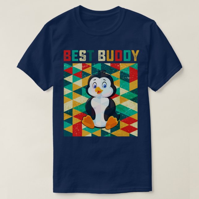Best Buddy Penguin T-Shirt (Design Front)