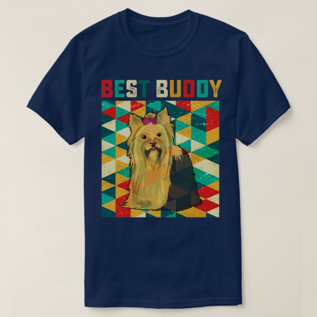 Best Buddy Yorkie T-Shirt (Design Front)