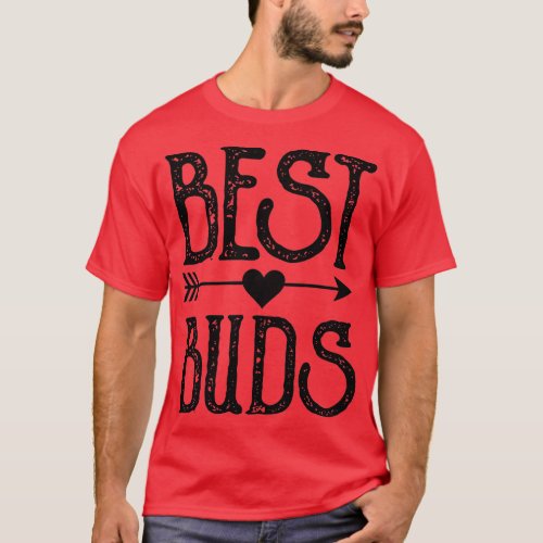 Best Buds Best Friends Matching BFF Friendship Men T_Shirt