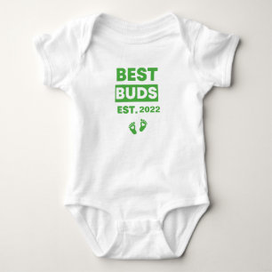 Best Buds Est. Custom Baby  Buds Est. 20xx Baby  Baby Bodysuit