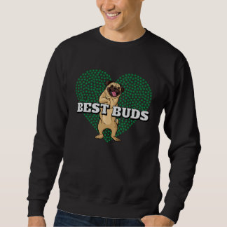 Best Buds   Pug Dad Sweatshirt