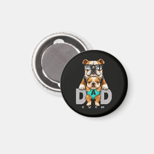 Best Bulldog Dad Ever – Cute Bulldog Father’s Day Magnet