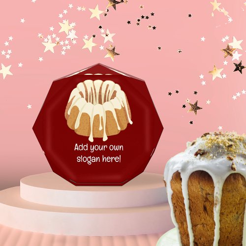 Best Bundt _ Ring_Shaped Sponge Dessert _ own text Acrylic Award
