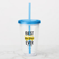 Best Bus Driver Ever School Bus Personalized Acrylic Tumbler