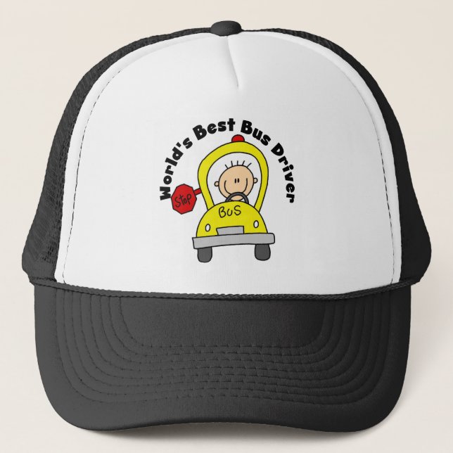 Best Bus Driver Trucker Hat (Front)