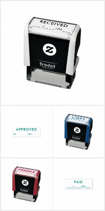 Best Business Bookkeeping Rubber Stamps