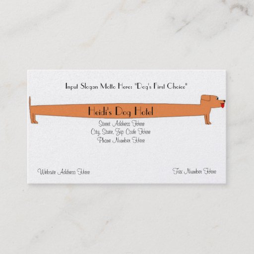 Customizable BEST BUSINESS CARDS - DOG RELATED BUSINESSES - DOG