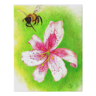 "Best Buzz" Faux Canvas Print