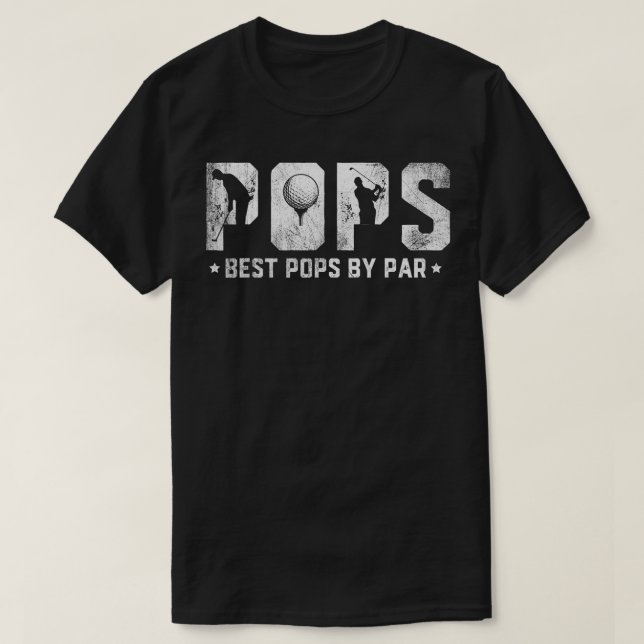Best By Par Fathers Day Golf  T-Shirt (Design Front)