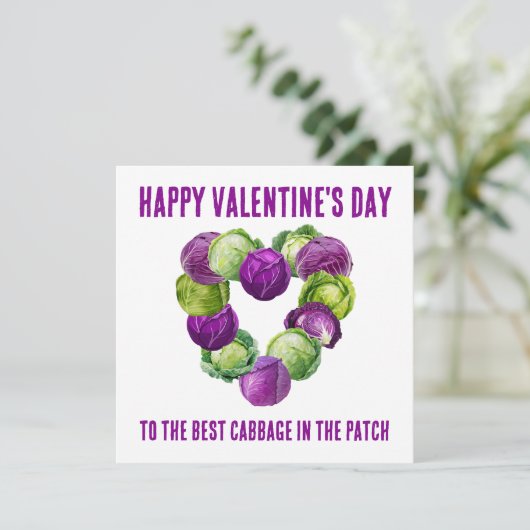BEST CABBAGE IN THE PATCH Valentine Couples (Standing Front)