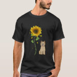 Best Cairn Terrier Mom Ever Sunflower Gift T-Shirt