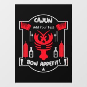 Best Cajun Cooks Apron Window Cling